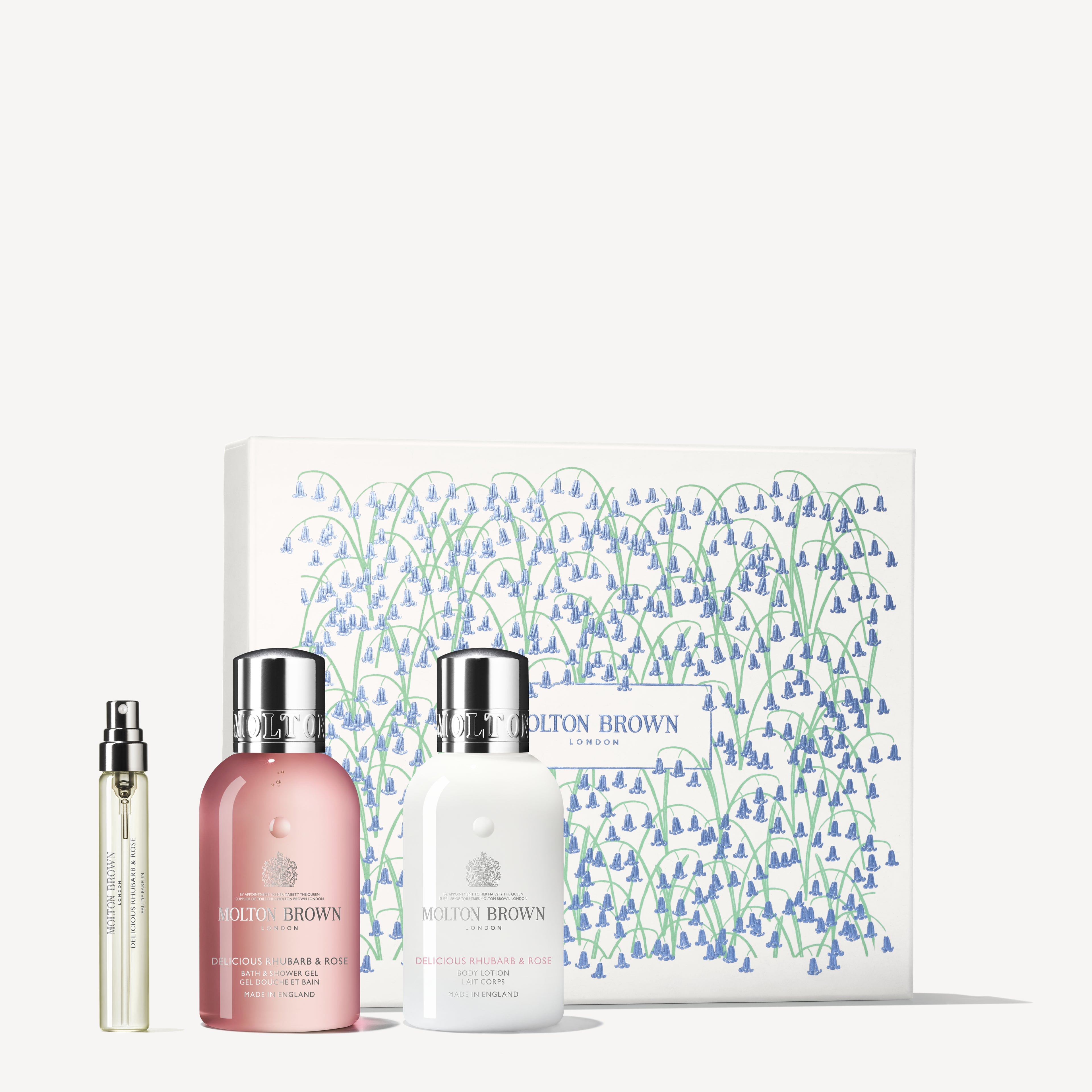 Molton Brown Delicious Rhubarb & Rose Travel Gift Set