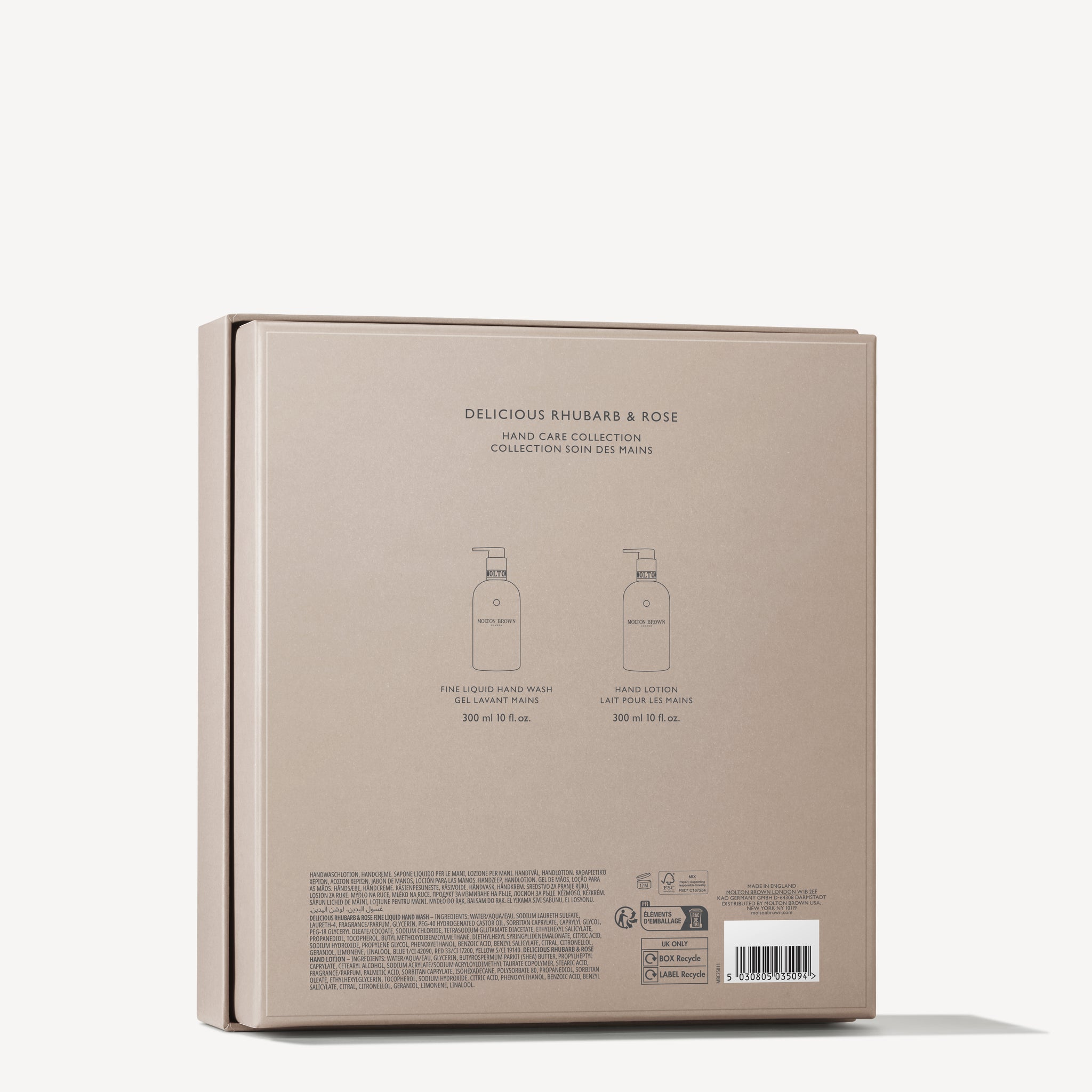 Delicious Rhubarb & Rose Hand Care Collection