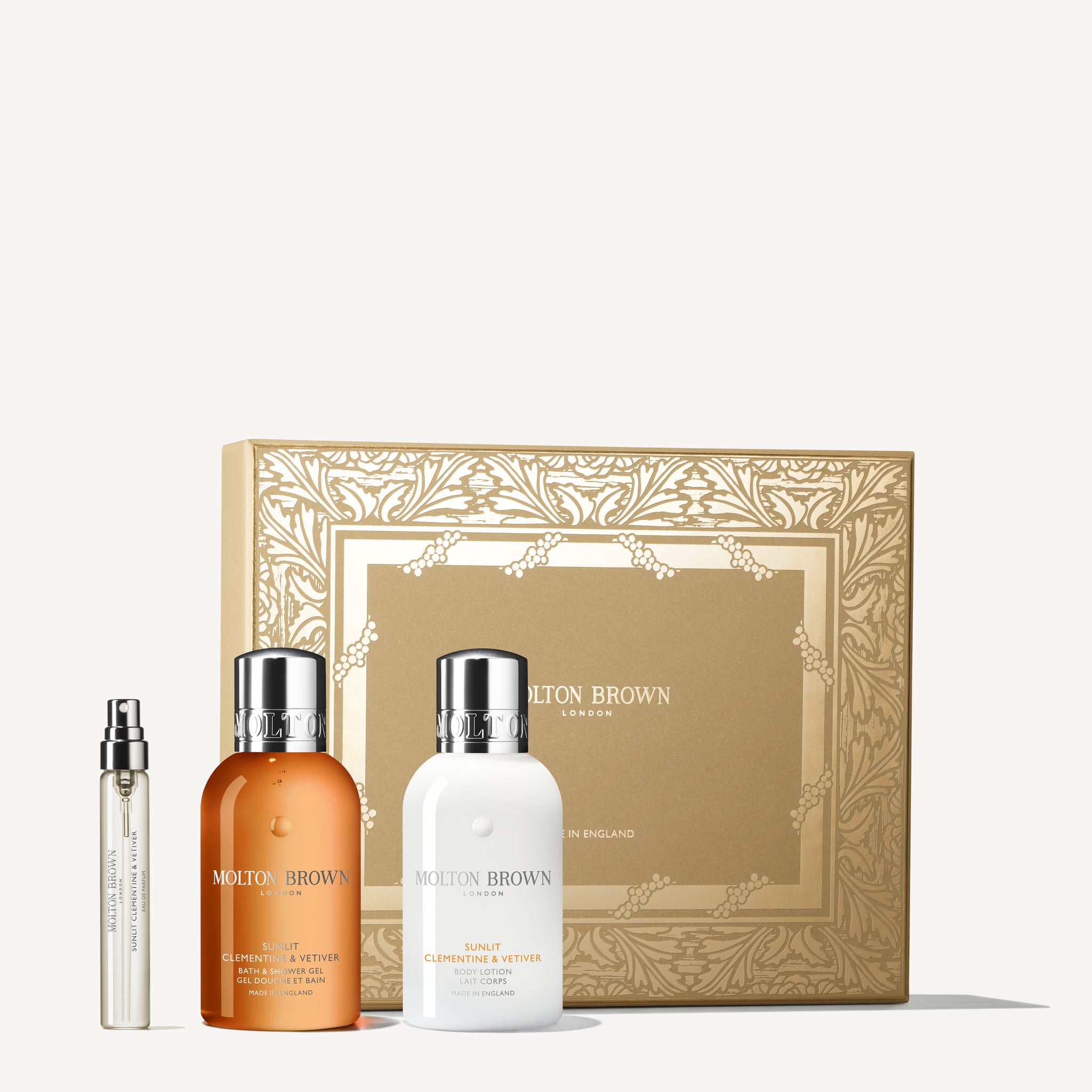 Sunlit Clementine & Vetiver Travel Set