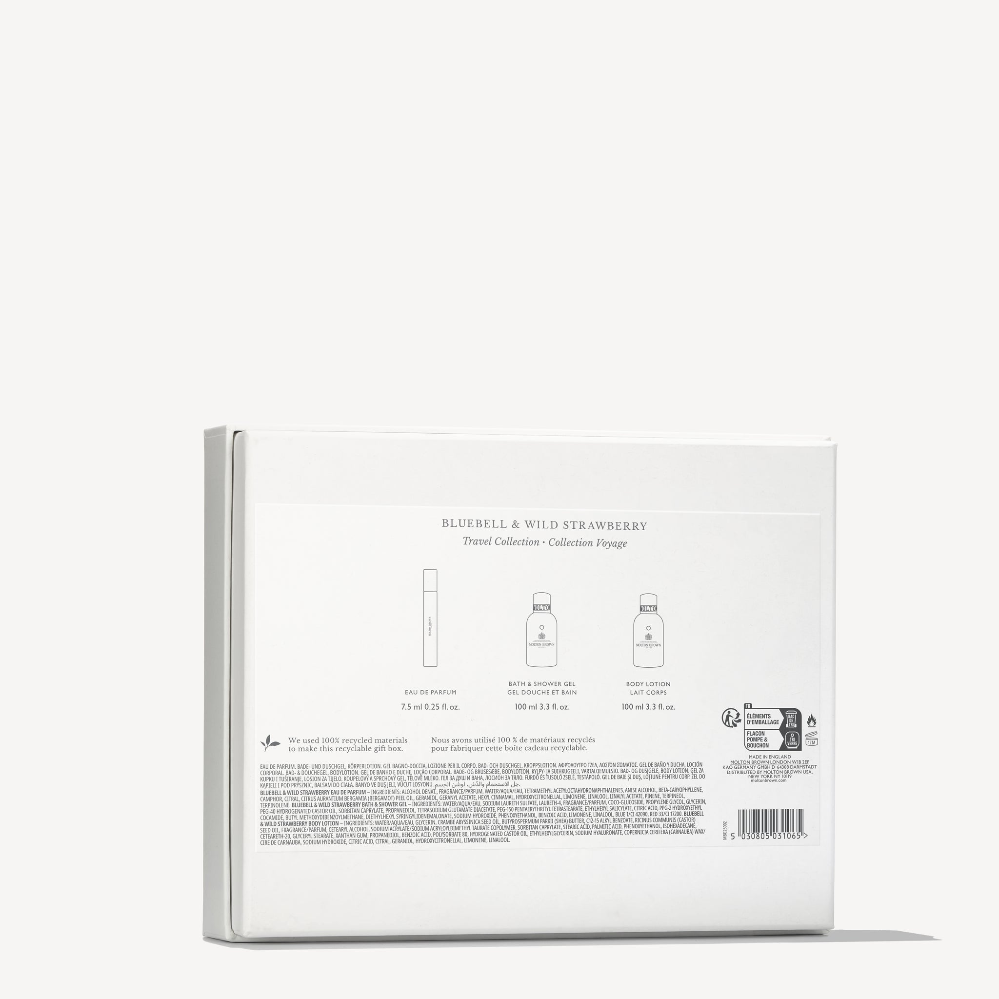 Molton Brown Bluebell & Wild Strawberry Travel Gift Set