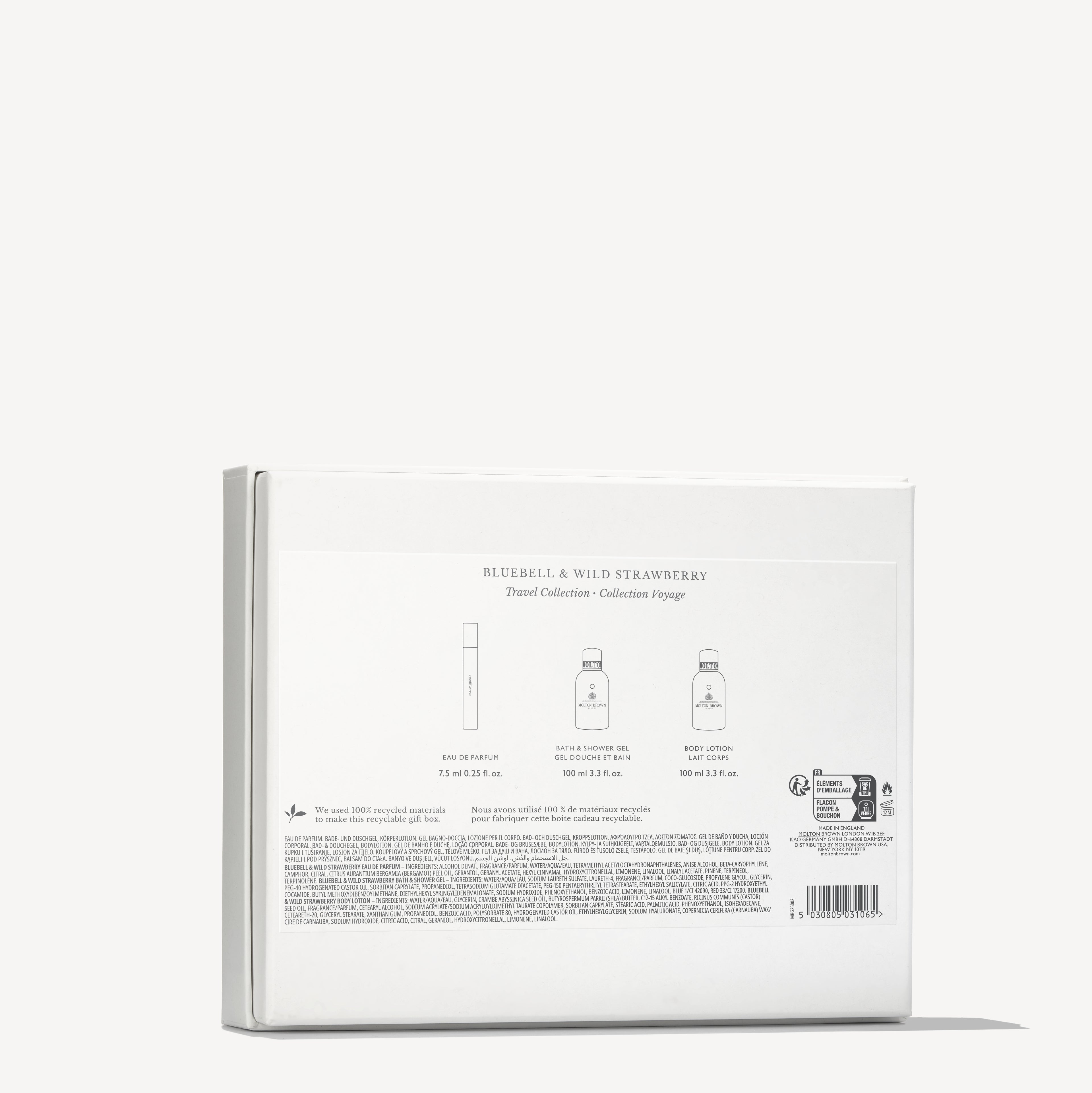 Molton Brown Bluebell & Wild Strawberry Travel Gift Set