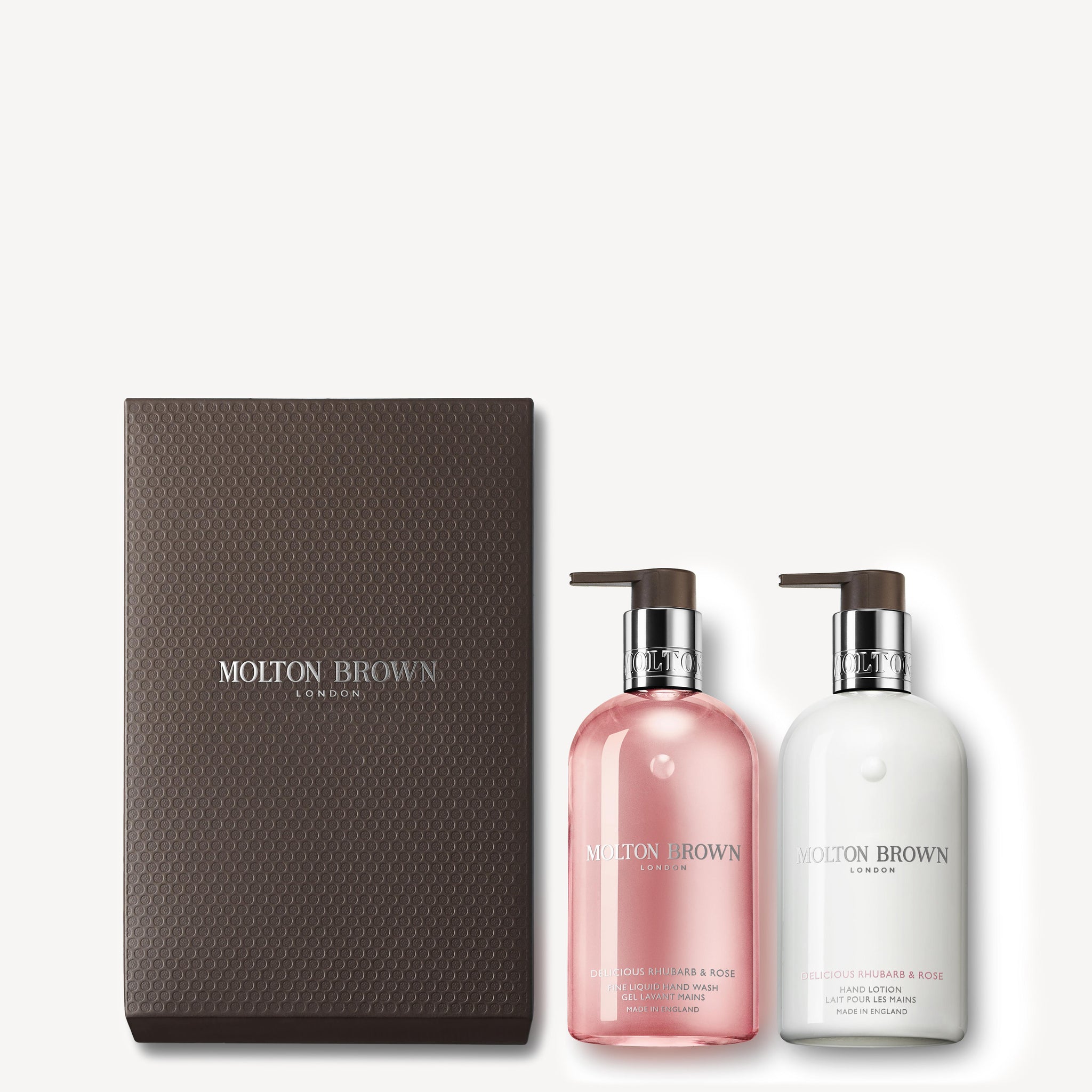 Molton Brown Delicious Rhubarb & Rose Hand Wash & Lotion Set