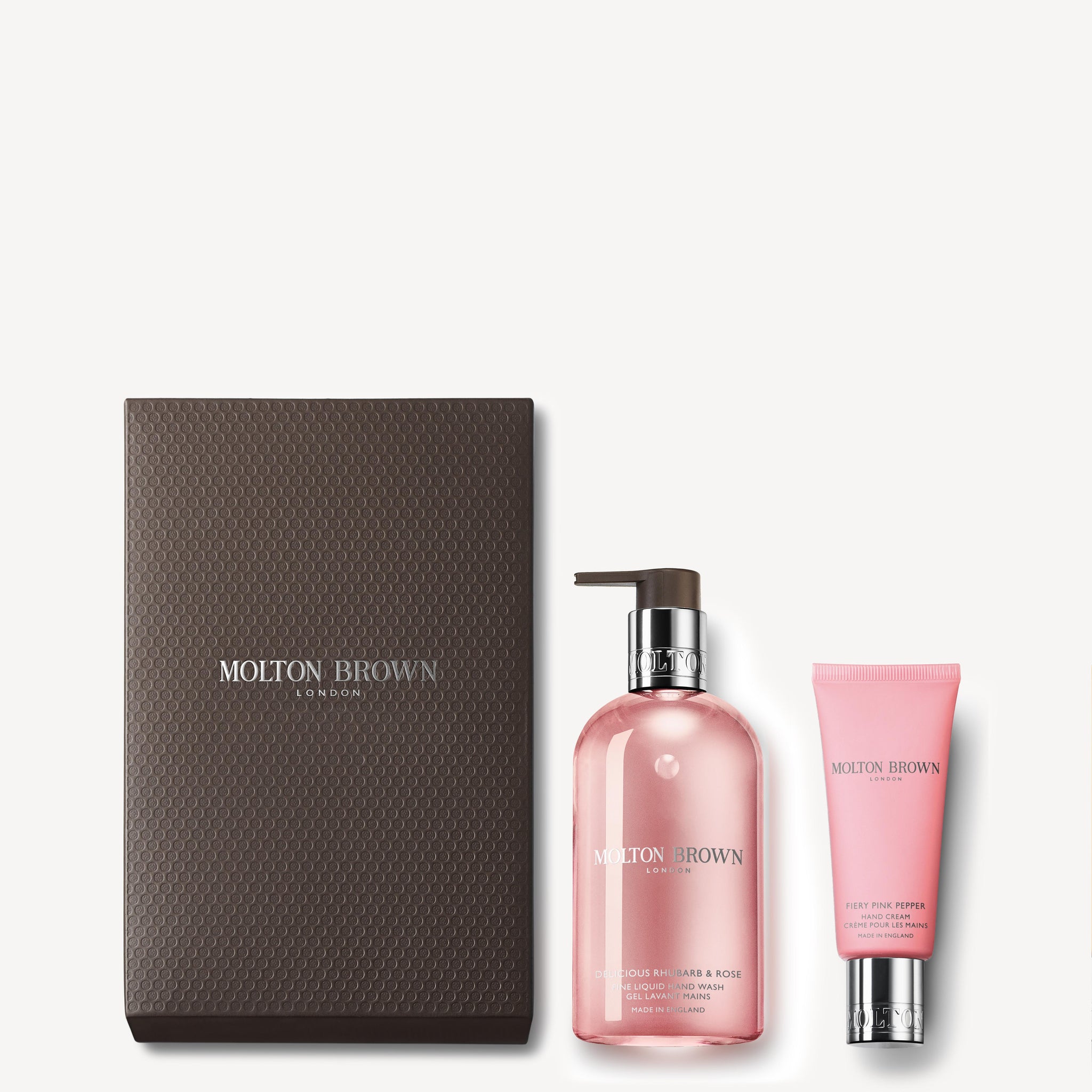 Molton Brown Delicious Rhubarb & Rose Hand Care Duo Gift Set