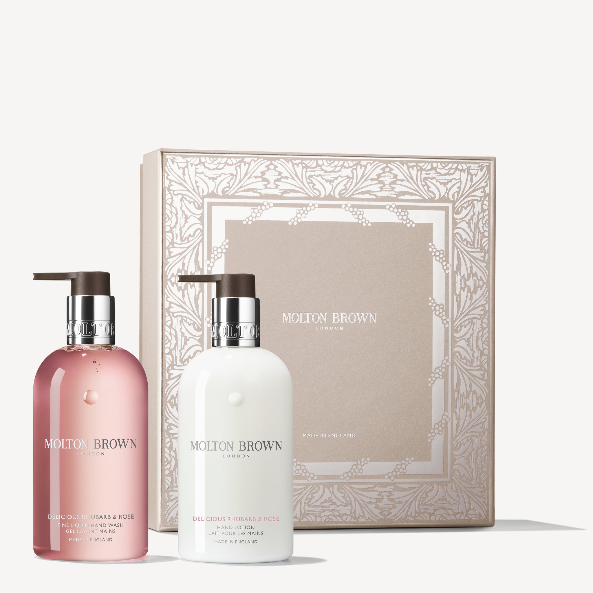 Delicious Rhubarb & Rose Hand Care Collection
