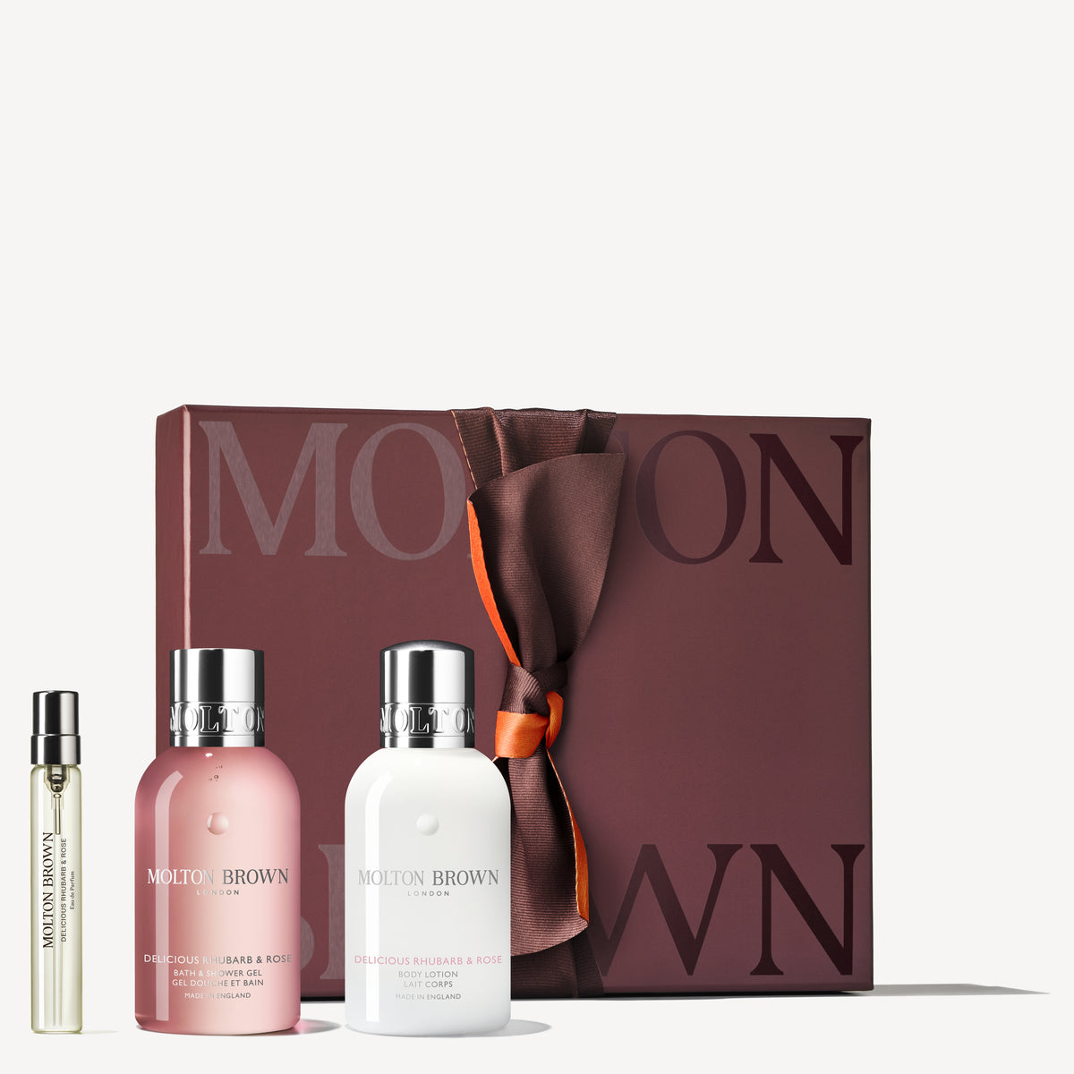 Gift Set Delicious Rhubarb & Rose Scent Layering Set